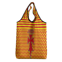 Aragon Flag Grocery Bag Autonomous Community of Spain - Wonder Print Shop