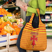 Aragon Flag Grocery Bag Autonomous Community of Spain - Wonder Print Shop