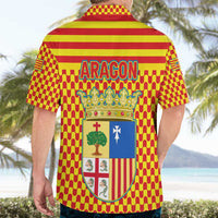 Aragon Flag Hawaiian Shirt Autonomous Community of Spain - Wonder Print Shop