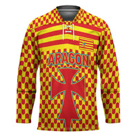Aragon Flag Hockey Jersey Autonomous Community of Spain - Wonder Print Shop
