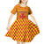 Aragon Flag Kid Short Sleeve Dress Autonomous Community of Spain - Wonder Print Shop