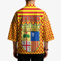 Aragon Flag Kimono Autonomous Community of Spain - Wonder Print Shop