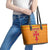 Aragon Flag Leather Tote Bag Autonomous Community of Spain - Wonder Print Shop