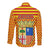 Aragon Flag Long Sleeve Button Shirt Autonomous Community of Spain - Wonder Print Shop