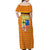 Aragon Flag Off Shoulder Maxi Dress Autonomous Community of Spain - Wonder Print Shop