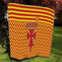 Aragon Flag Quilt Autonomous Community of Spain - Wonder Print Shop