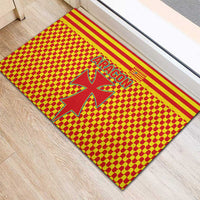 Aragon Flag Rubber Doormat Autonomous Community of Spain - Wonder Print Shop