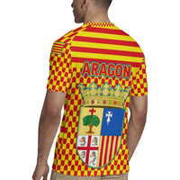 Aragon Flag Rugby Jersey Autonomous Community of Spain - Wonder Print Shop