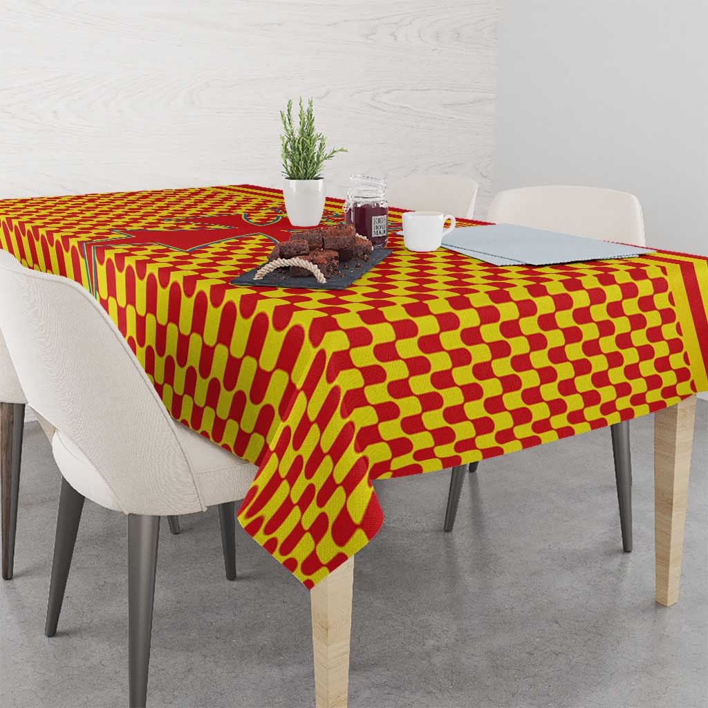 Aragon Flag Tablecloth Autonomous Community of Spain - Wonder Print Shop
