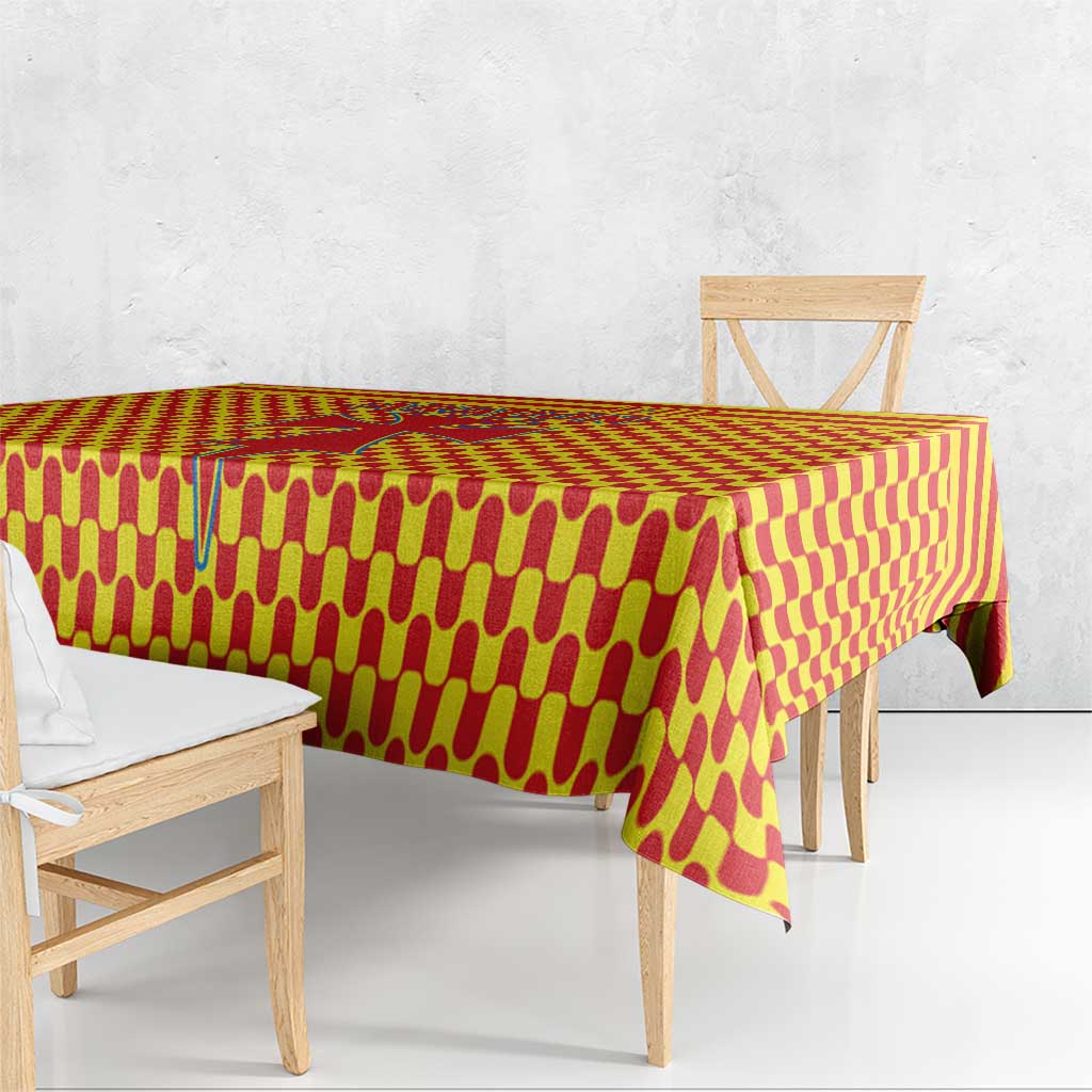 Aragon Flag Tablecloth Autonomous Community of Spain - Wonder Print Shop