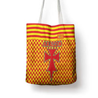 Aragon Flag Tote Bag Autonomous Community of Spain - Wonder Print Shop