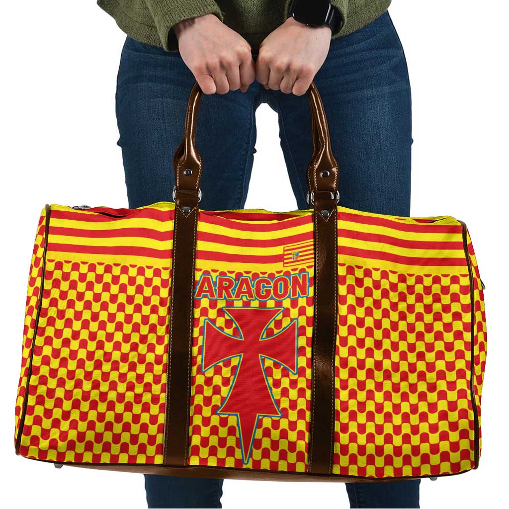 Aragon Flag Travel Bag Autonomous Community of Spain - Wonder Print Shop