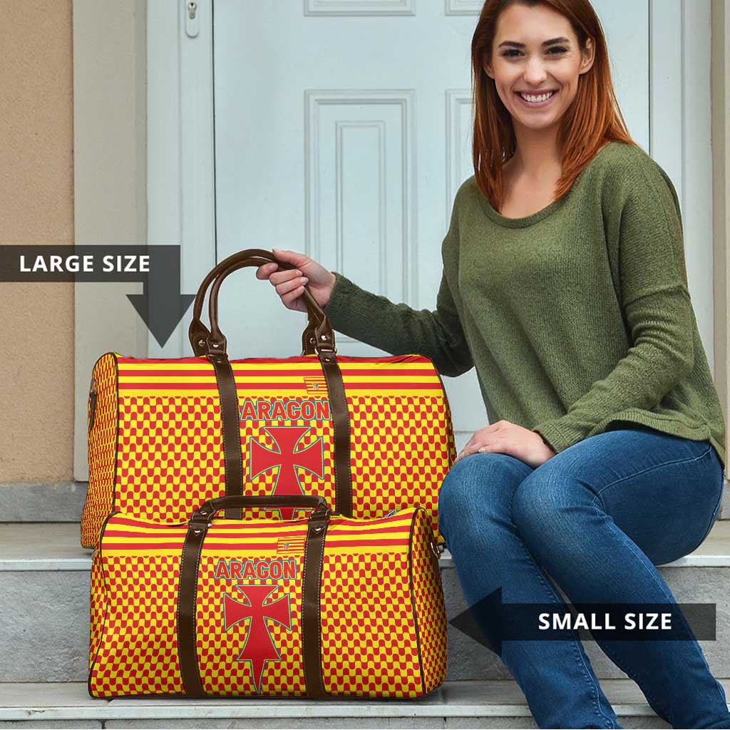 Aragon Flag Travel Bag Autonomous Community of Spain - Wonder Print Shop
