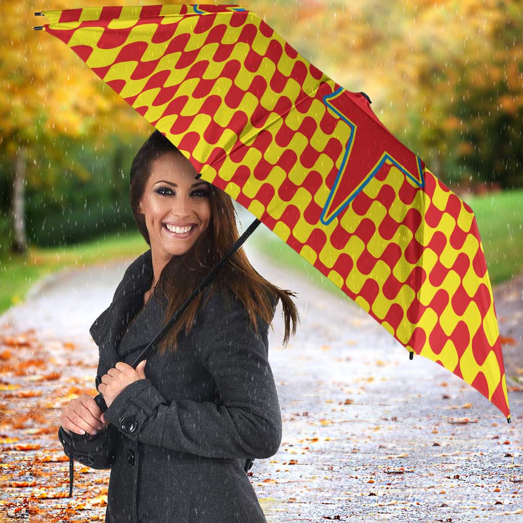 Aragon Flag Umbrella Autonomous Community of Spain - Wonder Print Shop