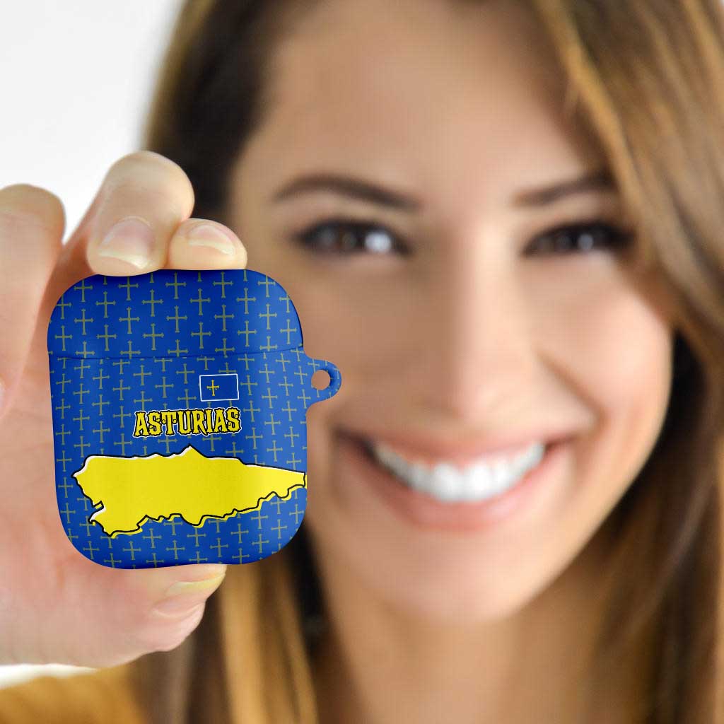 Asturias Flag AirPods Case Autonomous Community of Spain - Wonder Print Shop