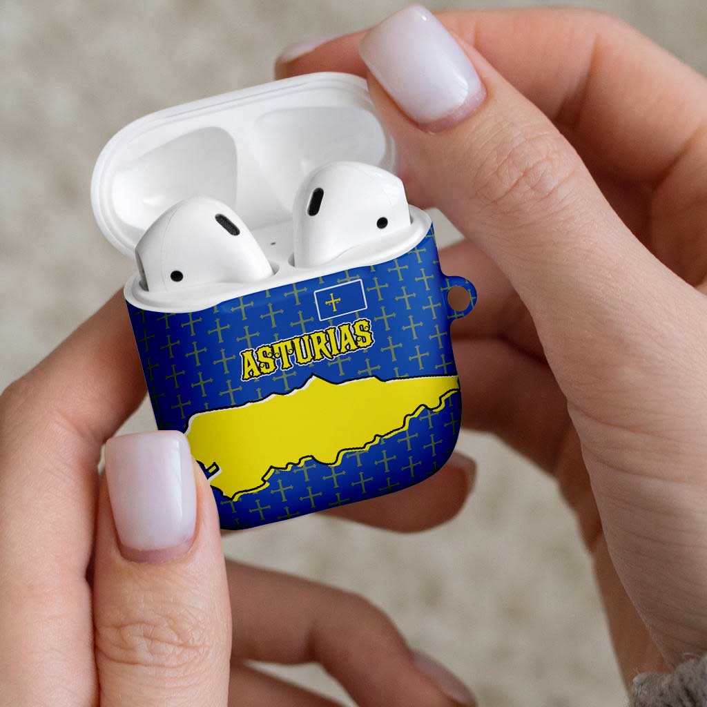 Asturias Flag AirPods Case Autonomous Community of Spain - Wonder Print Shop