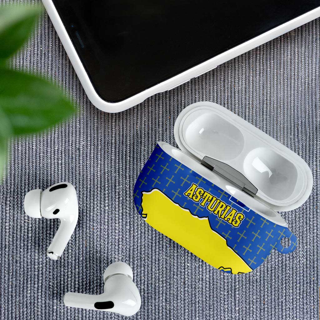 Asturias Flag AirPods Case Autonomous Community of Spain - Wonder Print Shop