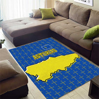 Asturias Flag Area Rug Autonomous Community of Spain - Wonder Print Shop