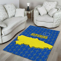 Asturias Flag Area Rug Autonomous Community of Spain - Wonder Print Shop