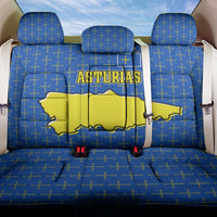 Asturias Flag Back Car Seat Cover Autonomous Community of Spain - Wonder Print Shop