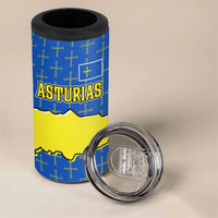 Asturias Flag 4 in 1 Can Cooler Tumbler Autonomous Community of Spain - Wonder Print Shop