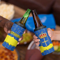 Asturias Flag 4 in 1 Can Cooler Tumbler Autonomous Community of Spain - Wonder Print Shop