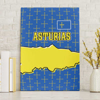 Asturias Flag Canvas Wall Art Autonomous Community of Spain - Wonder Print Shop