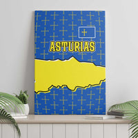 Asturias Flag Canvas Wall Art Autonomous Community of Spain - Wonder Print Shop