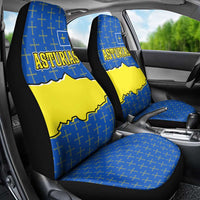 Asturias Flag Car Seat Cover Autonomous Community of Spain - Wonder Print Shop