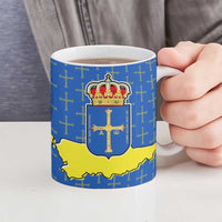 Asturias Flag Ceramic Mug Autonomous Community of Spain - Wonder Print Shop