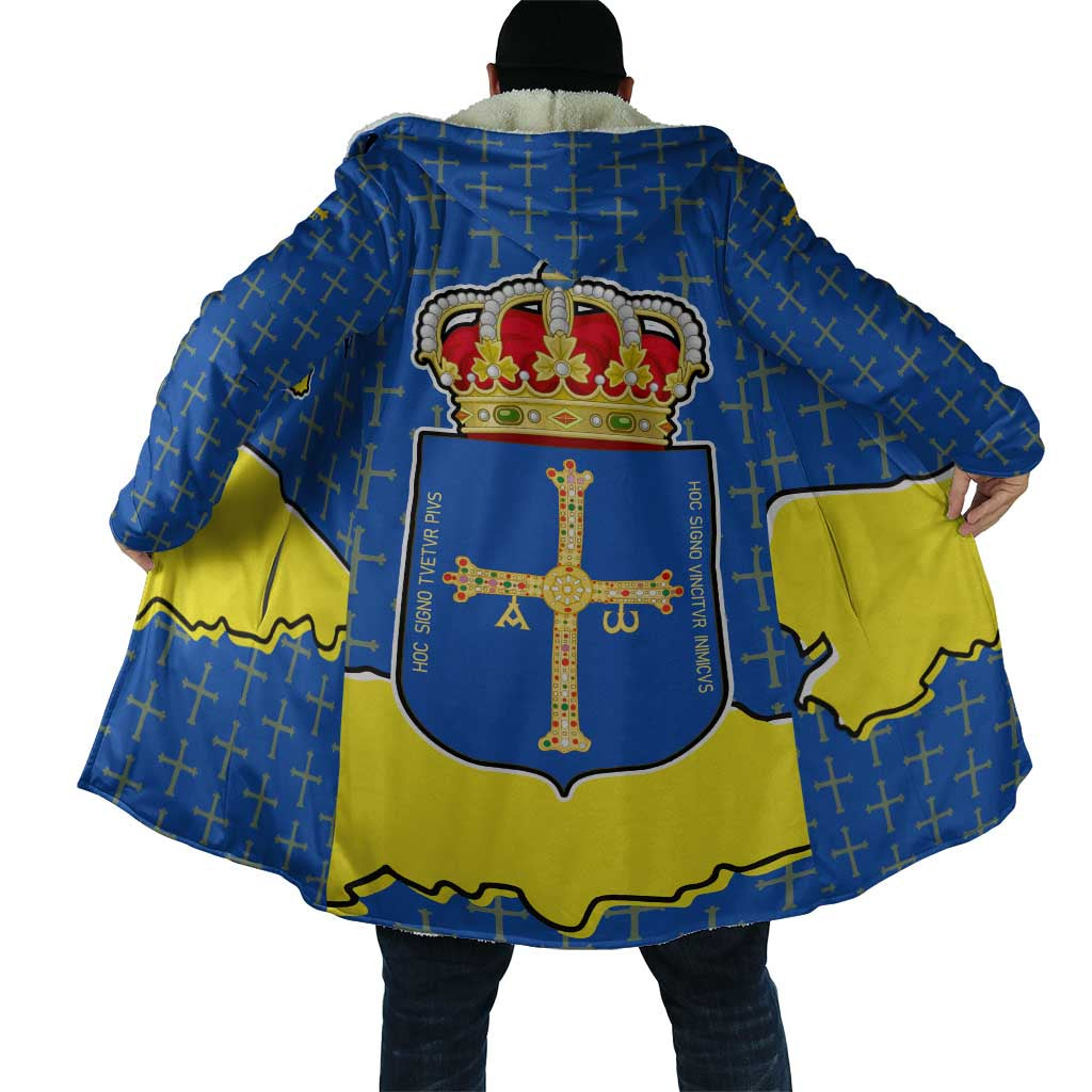 Asturias Flag Cloak Autonomous Community of Spain - Wonder Print Shop