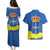 Asturias Flag Couples Matching Puletasi and Hawaiian Shirt Autonomous Community of Spain - Wonder Print Shop