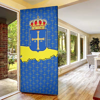 Asturias Flag Door Cover Autonomous Community of Spain - Wonder Print Shop
