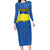 Asturias Flag Family Matching Long Sleeve Bodycon Dress and Hawaiian Shirt Autonomous Community of Spain - Wonder Print Shop