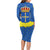 Asturias Flag Family Matching Long Sleeve Bodycon Dress and Hawaiian Shirt Autonomous Community of Spain - Wonder Print Shop