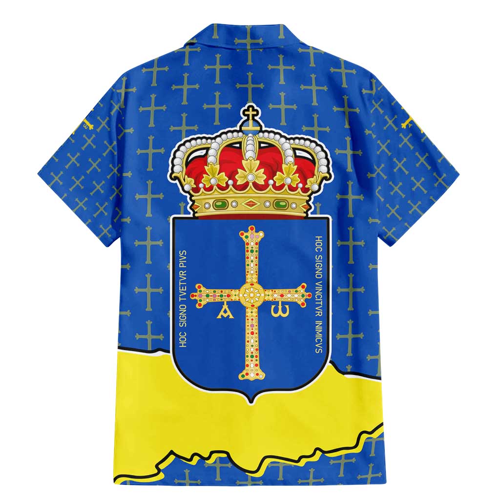 Asturias Flag Family Matching Mermaid Dress and Hawaiian Shirt Autonomous Community of Spain - Wonder Print Shop
