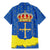 Asturias Flag Family Matching Mermaid Dress and Hawaiian Shirt Autonomous Community of Spain - Wonder Print Shop