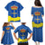 Asturias Flag Family Matching Puletasi and Hawaiian Shirt Autonomous Community of Spain - Wonder Print Shop