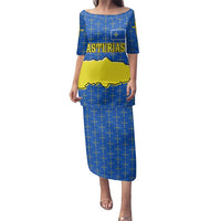 Asturias Flag Family Matching Puletasi and Hawaiian Shirt Autonomous Community of Spain - Wonder Print Shop