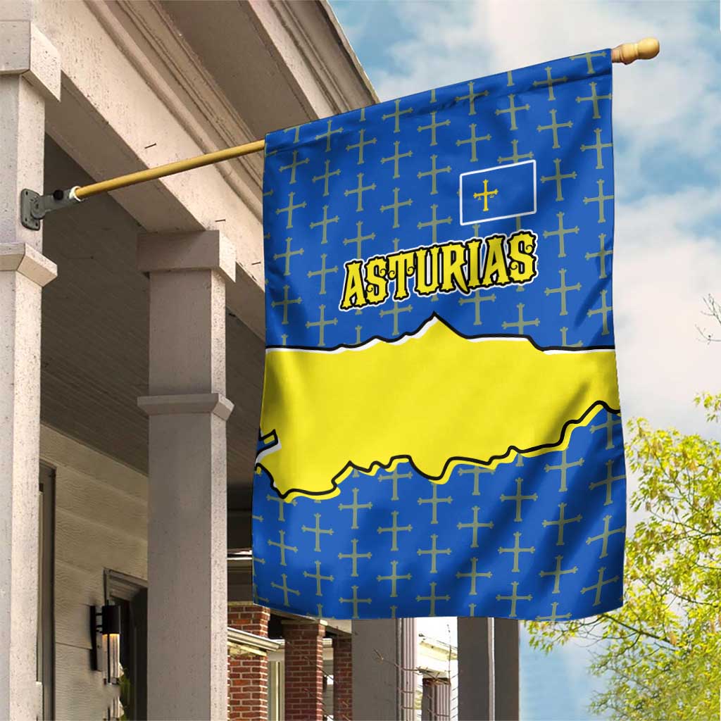 Asturias Flag Garden Flag Autonomous Community of Spain - Wonder Print Shop