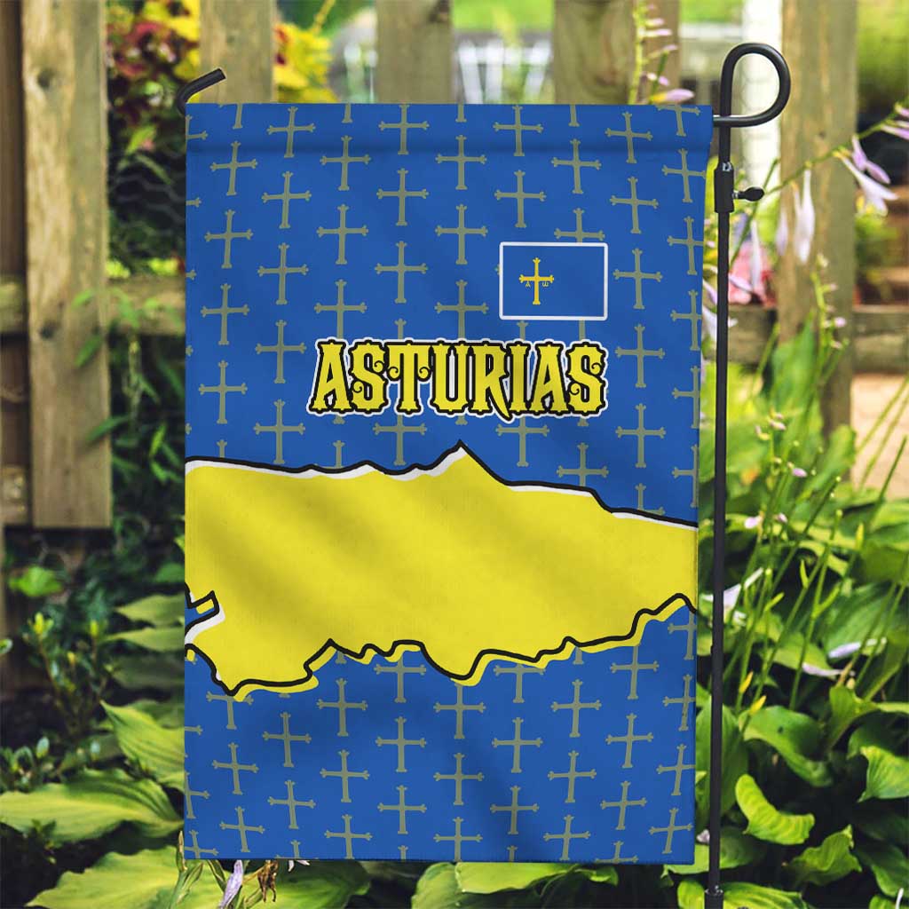 Asturias Flag Garden Flag Autonomous Community of Spain - Wonder Print Shop