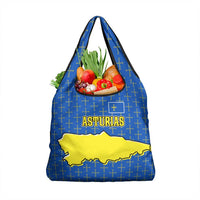 Asturias Flag Grocery Bag Autonomous Community of Spain - Wonder Print Shop