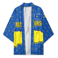 Asturias Flag Kimono Autonomous Community of Spain - Wonder Print Shop