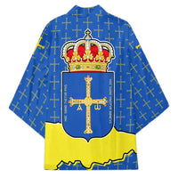 Asturias Flag Kimono Autonomous Community of Spain - Wonder Print Shop