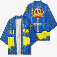 Asturias Flag Kimono Autonomous Community of Spain - Wonder Print Shop