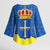 Asturias Flag Kimono Sleeve Blouse Autonomous Community of Spain - Wonder Print Shop