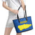 Asturias Flag Leather Tote Bag Autonomous Community of Spain - Wonder Print Shop