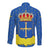 Asturias Flag Long Sleeve Button Shirt Autonomous Community of Spain - Wonder Print Shop