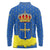 Asturias Flag Long Sleeve Polo Shirt Autonomous Community of Spain - Wonder Print Shop