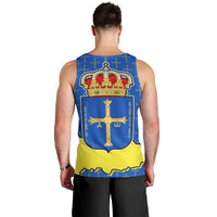 Asturias Flag Men Tank Top Autonomous Community of Spain - Wonder Print Shop